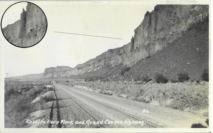 Rabbit Rock c1930s zoomed